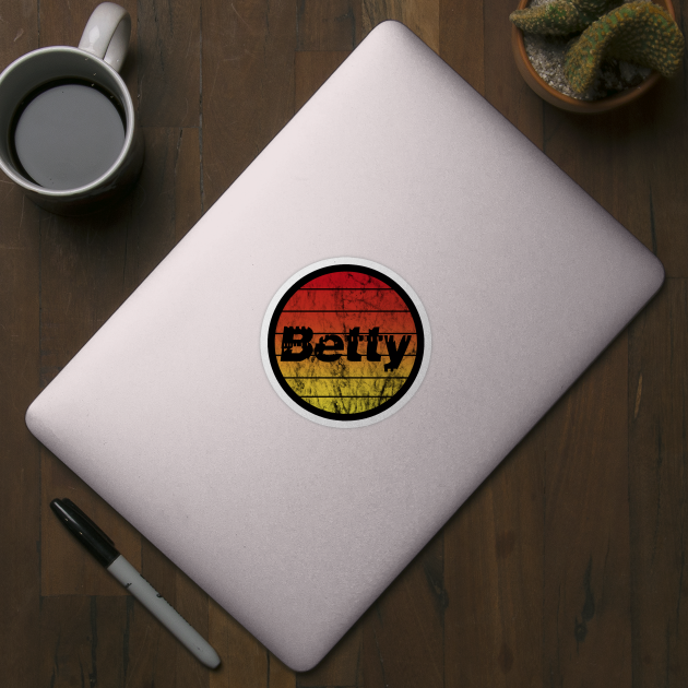 Name Betty Vintage Sunset by BK55